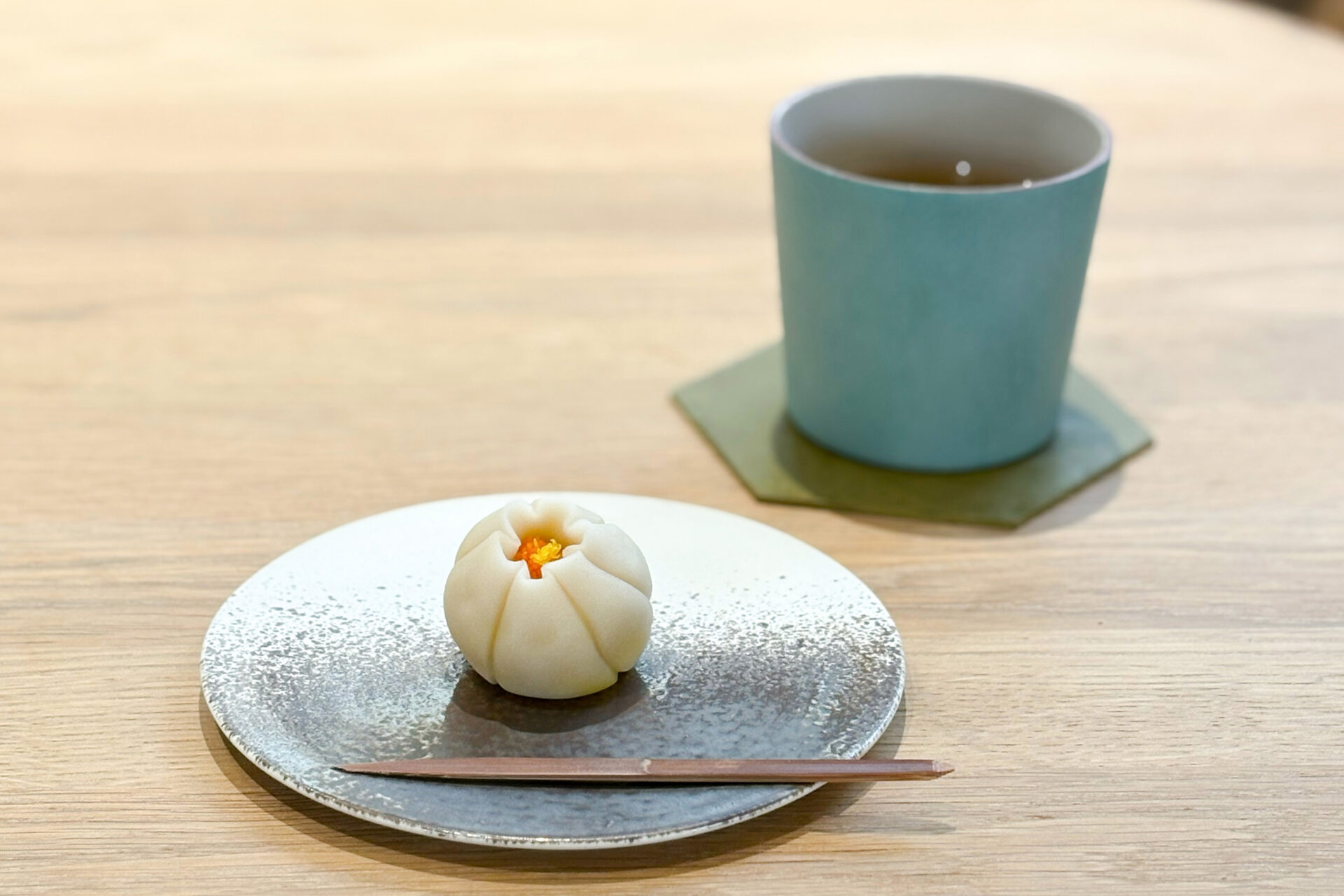 作った作品と西陣の京菓子のペアリング